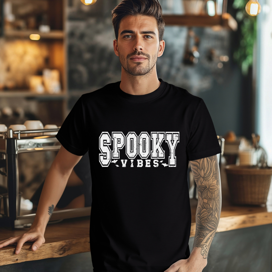 Spooky Vibes Distressed Tee