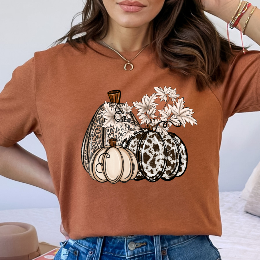 Leopard Pumpkins Tee