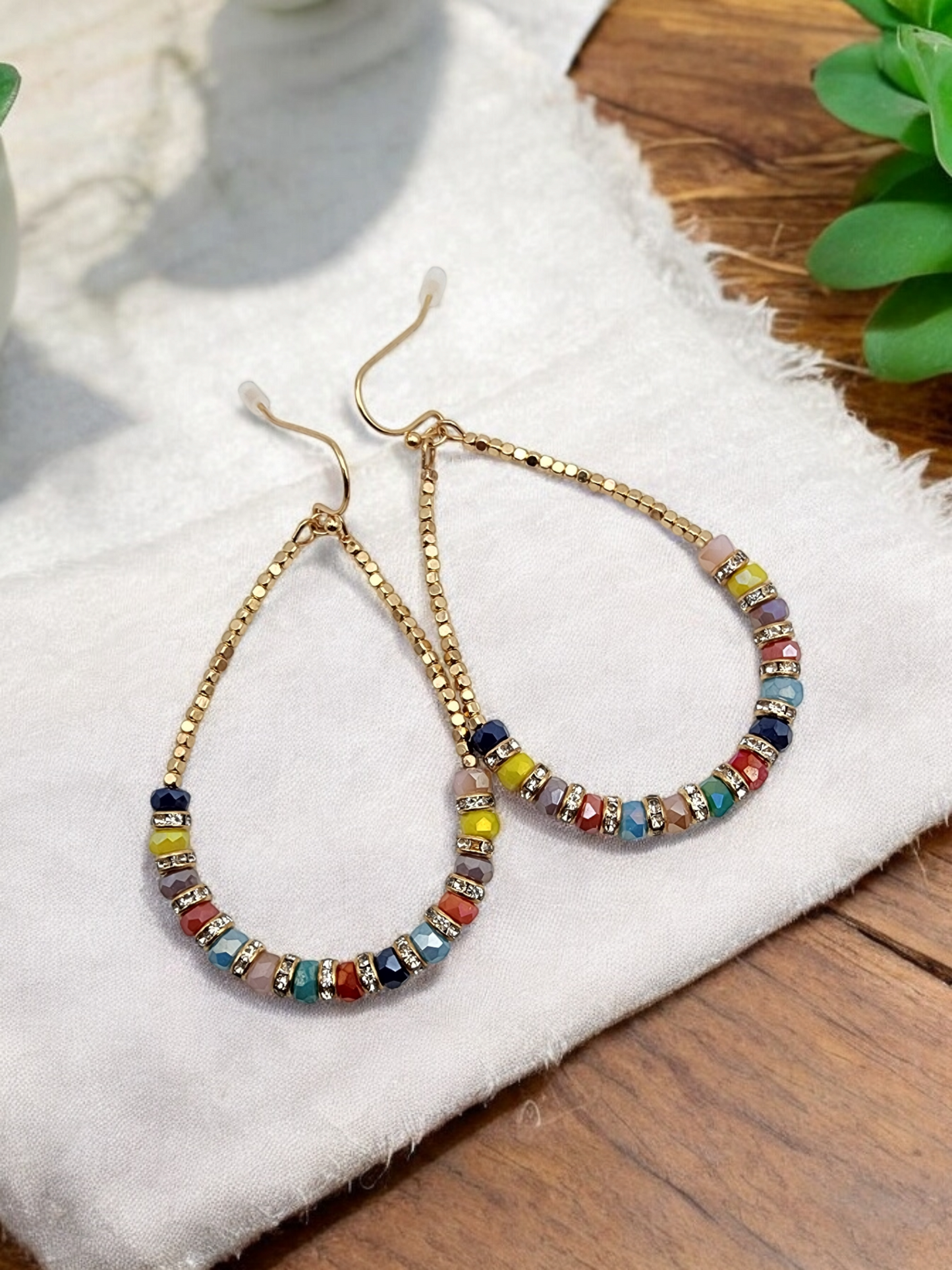 Beaded Teardrop