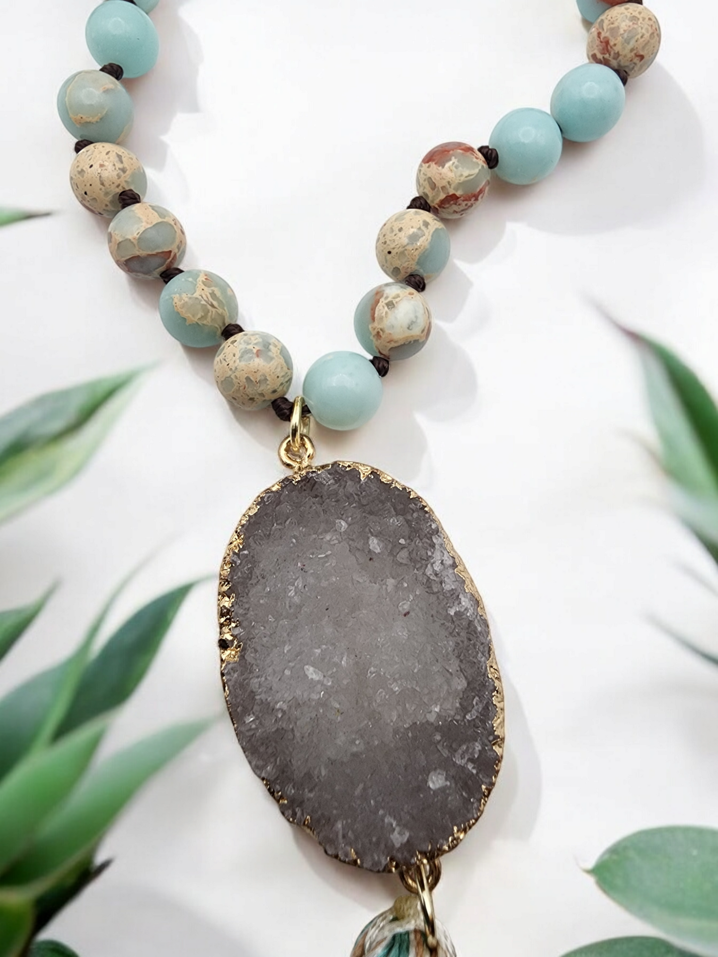 Grey Druzy