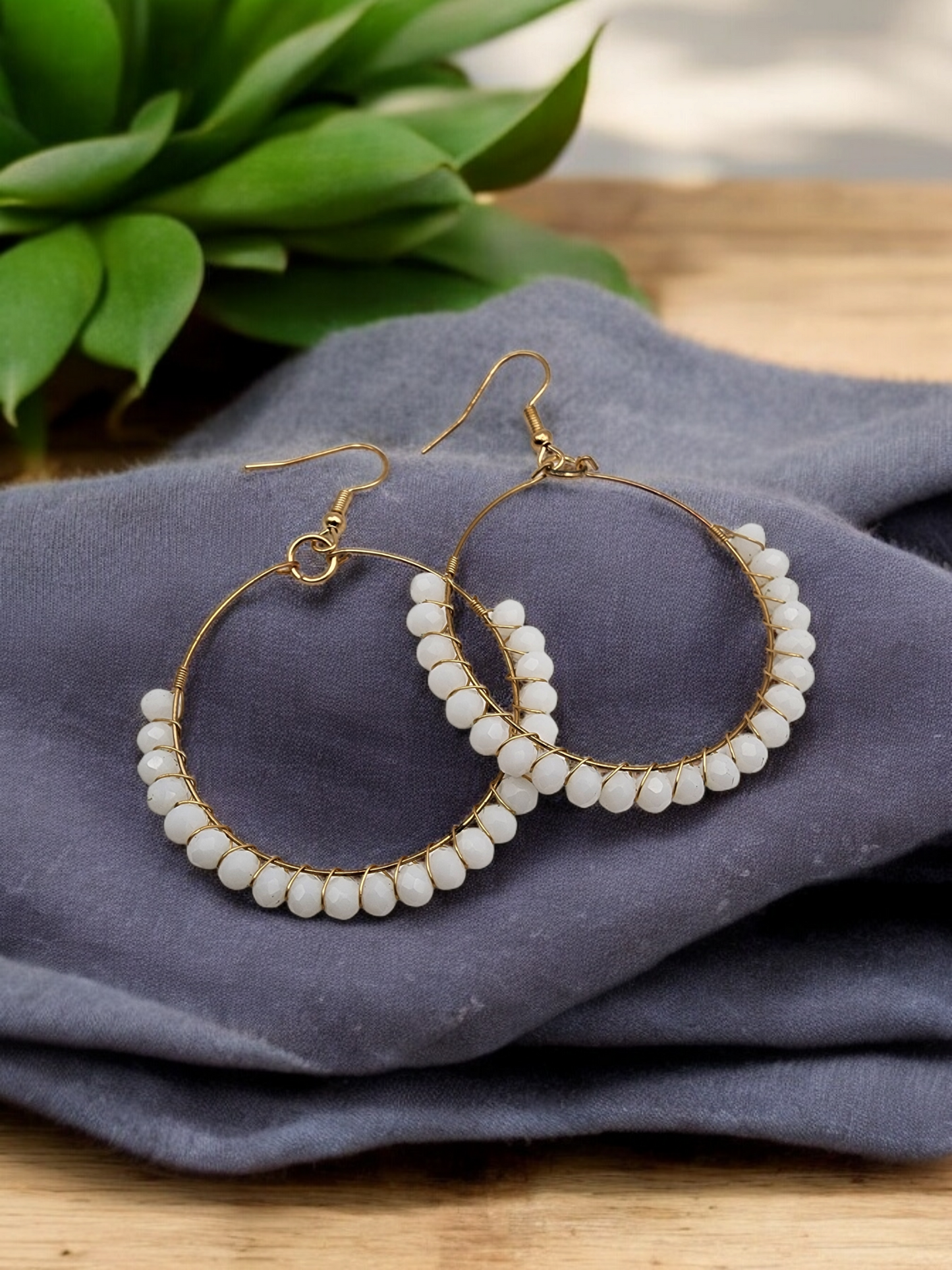 Wire Wrapped Hoops