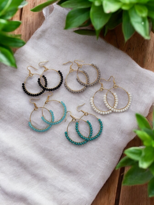 Wire Wrapped Hoops