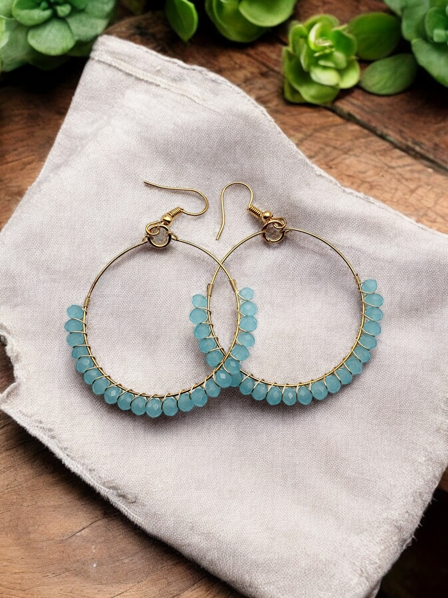 Wire Wrapped Hoops