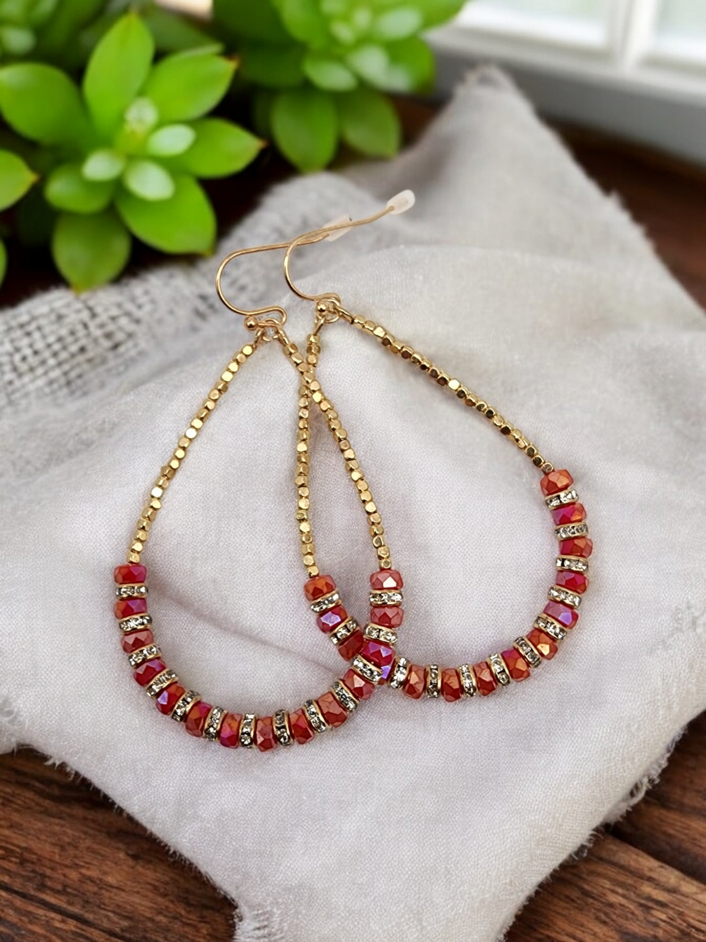 Beaded Teardrop