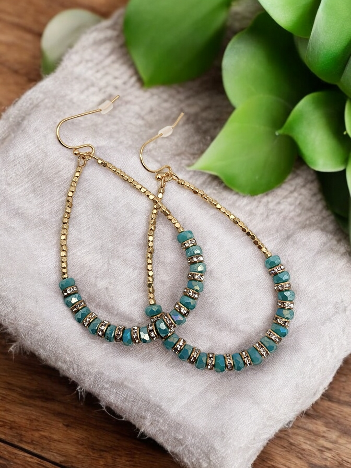 Beaded Teardrop